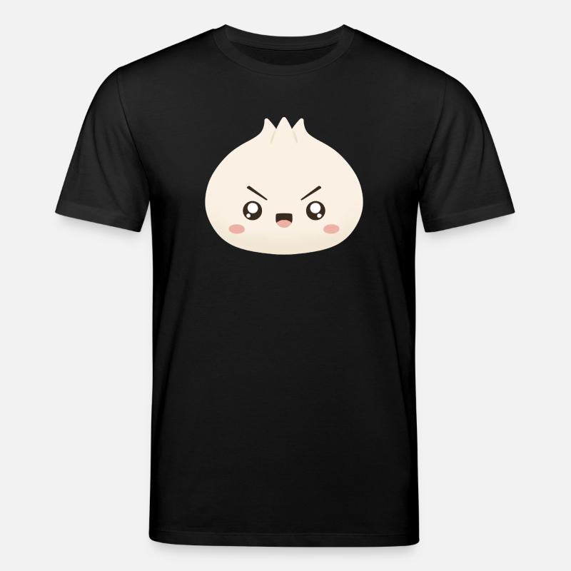 Grumpy Dumpling – süßes Maskottchen - Stanley/Stella Unisex Bio-T-Shirt CREATOR  - Schwarz
