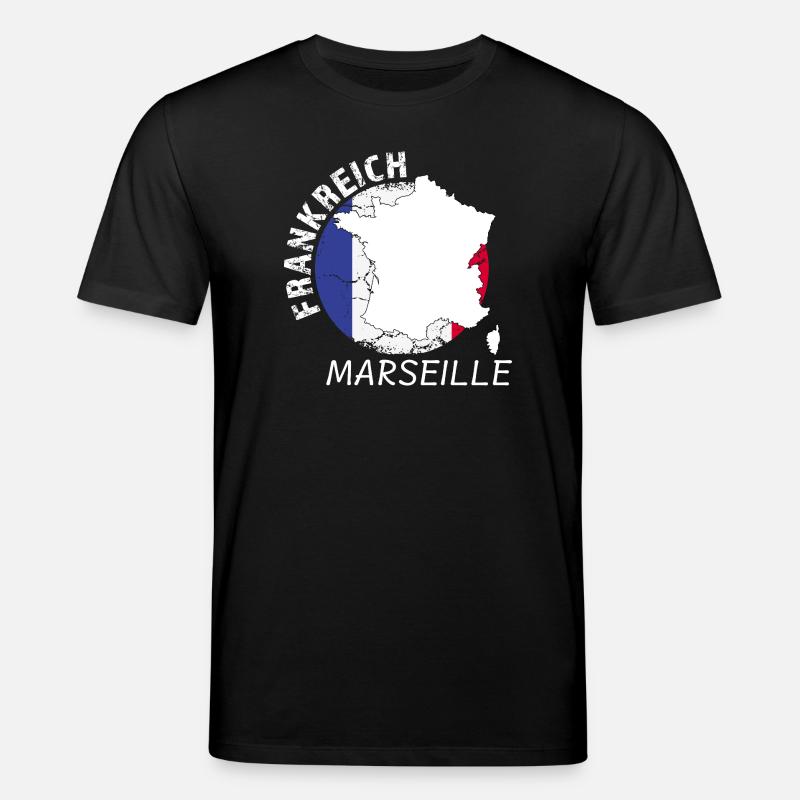 Marseille - Stanley/Stella Unisex Bio-T-Shirt CREATOR  - Schwarz