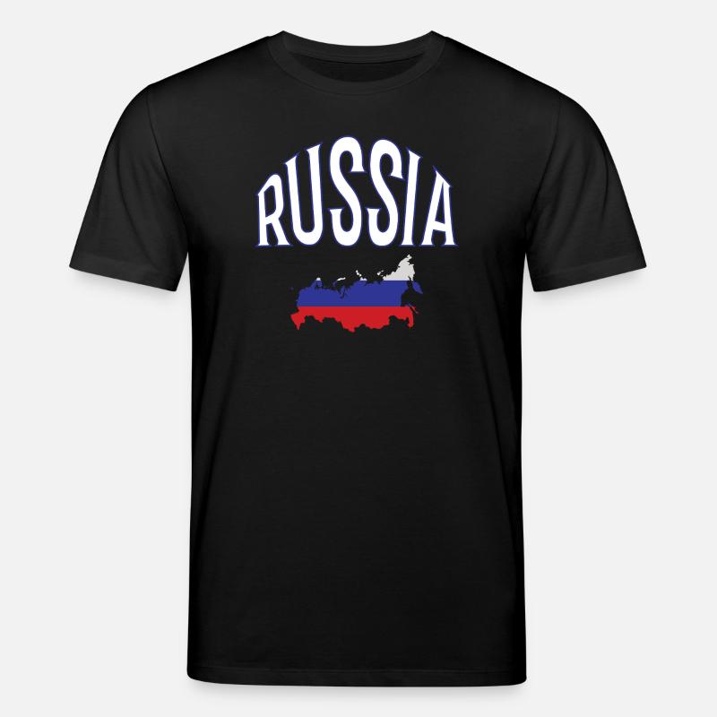 Russie - T-shirt bio CREATOR Stanley/Stella Unisexe - noir