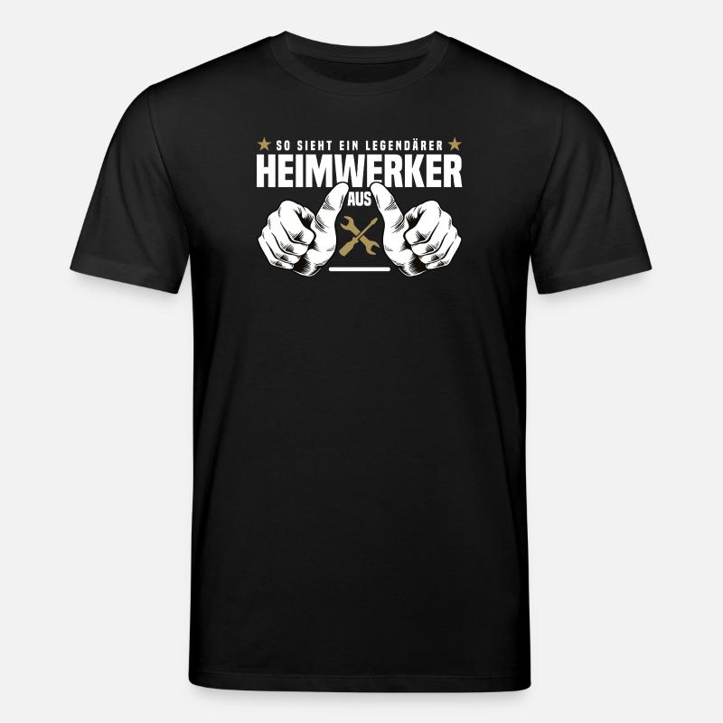 Heimwerker - Stanley/Stella Unisex Bio-T-Shirt CREATOR  - Schwarz