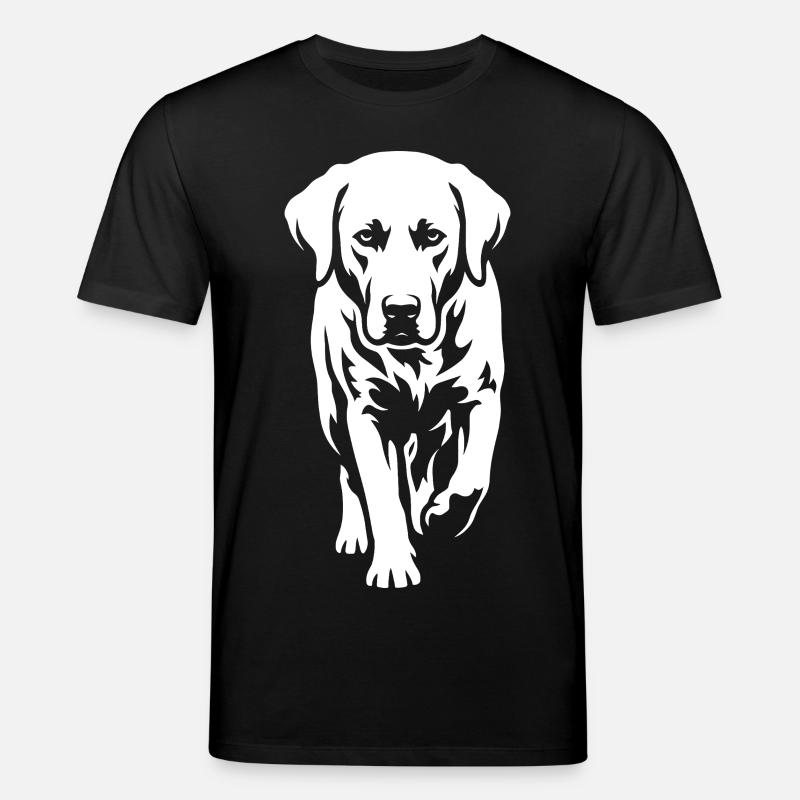 Labrador – Zeitlose Eleganz - Stanley/Stella Unisex Bio-T-Shirt CREATOR - Schwarz