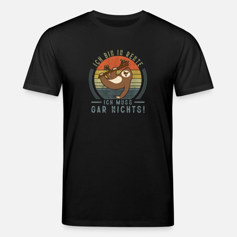Rentner Ruhestand Geschenkidee - Stanley/Stella Unisex Bio-T-Shirt CREATOR  - Schwarz