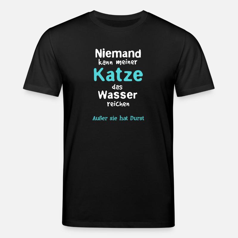 Zone d’eau des chats - T-shirt bio CREATOR Stanley/Stella Unisexe - noir