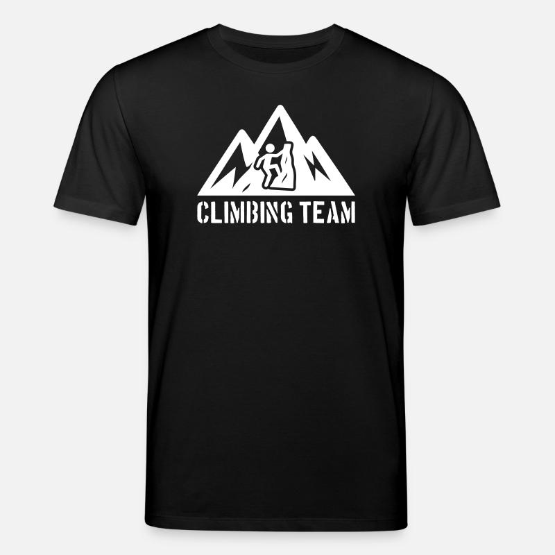 Alpinisme de l’équipe Mountains - T-shirt bio CREATOR Stanley/Stella Unisexe - noir