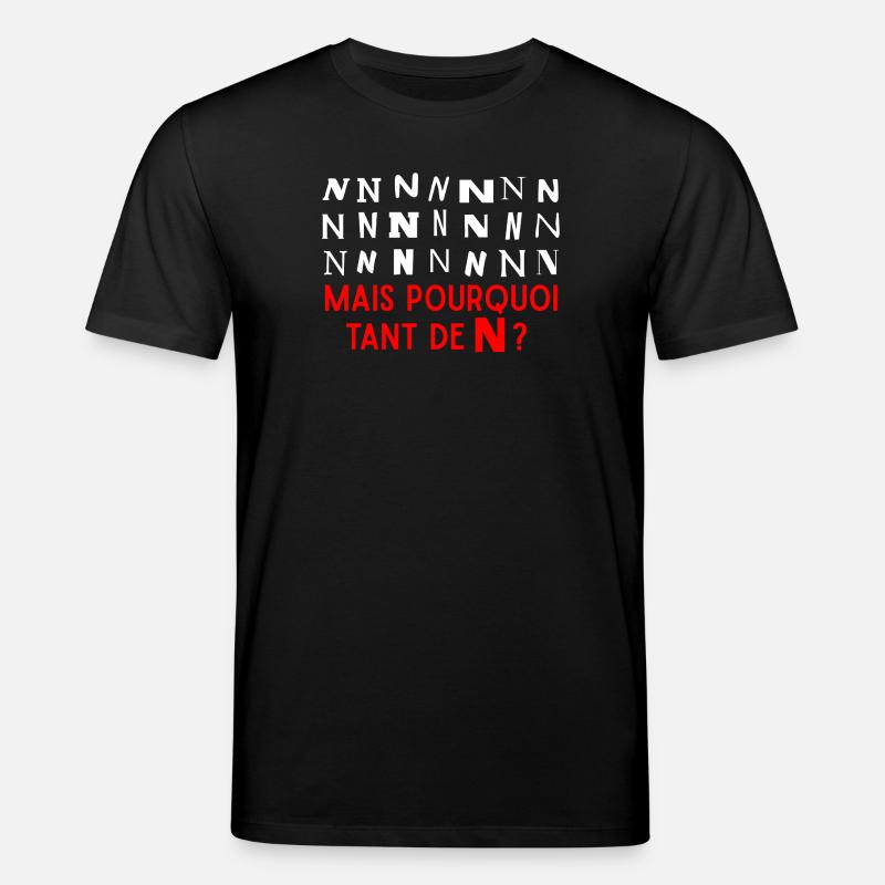 Why so many N's? - Stanley/Stella CREATOR Unisex Organic T-Shirt - black
