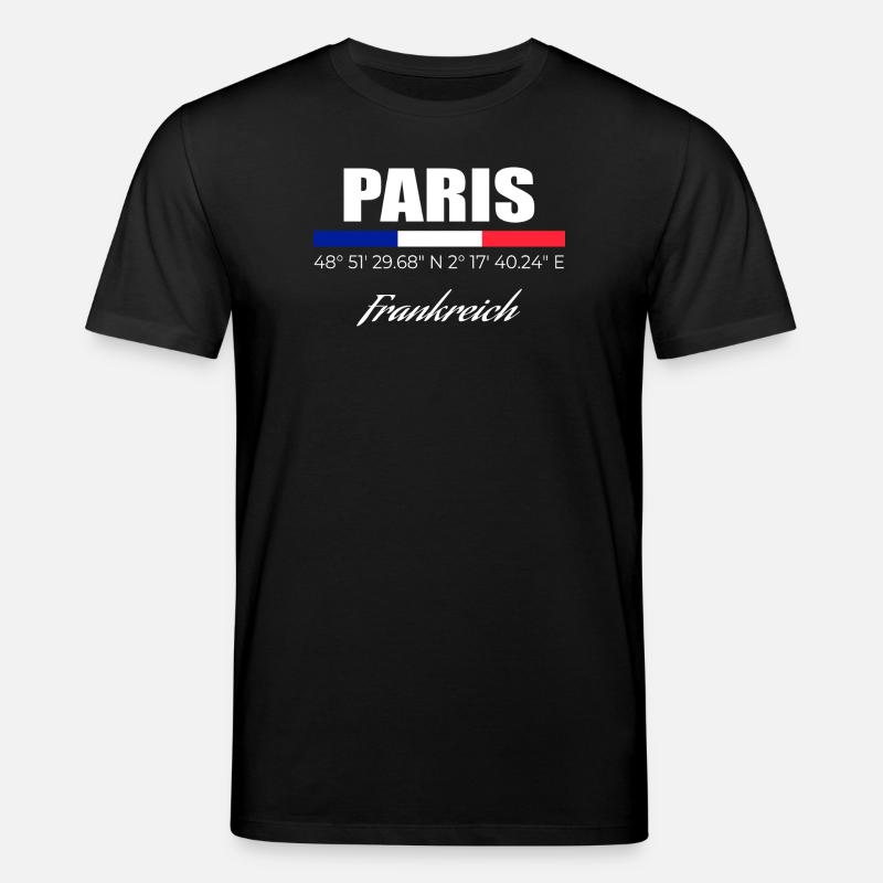 Paris - T-shirt bio CREATOR Stanley/Stella Unisexe - noir