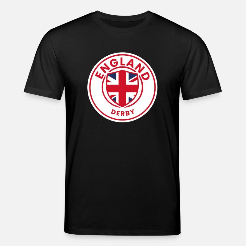 Union Jack Shield Design - Stanley/Stella CREATOR Unisex Organic T-Shirt - black