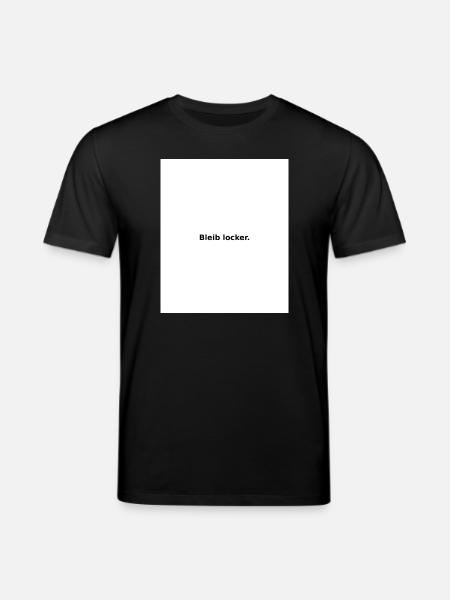 Stay Relaxed – Minimal Slogan - Stanley/Stella CREATOR Unisex Organic T-Shirt - black