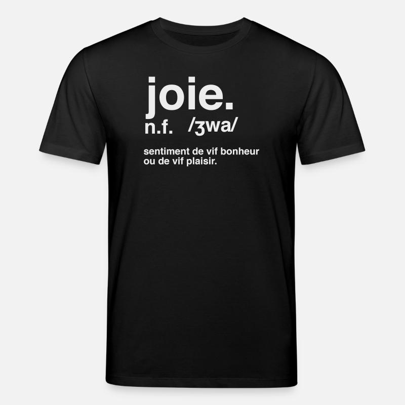 Joie Définition Style Dictionnaire  - T-shirt bio CREATOR Stanley/Stella Unisexe - noir