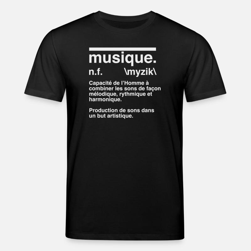 Musikdefinitions-Wörterbuchstil - Stanley/Stella Unisex Bio-T-Shirt CREATOR  - Schwarz