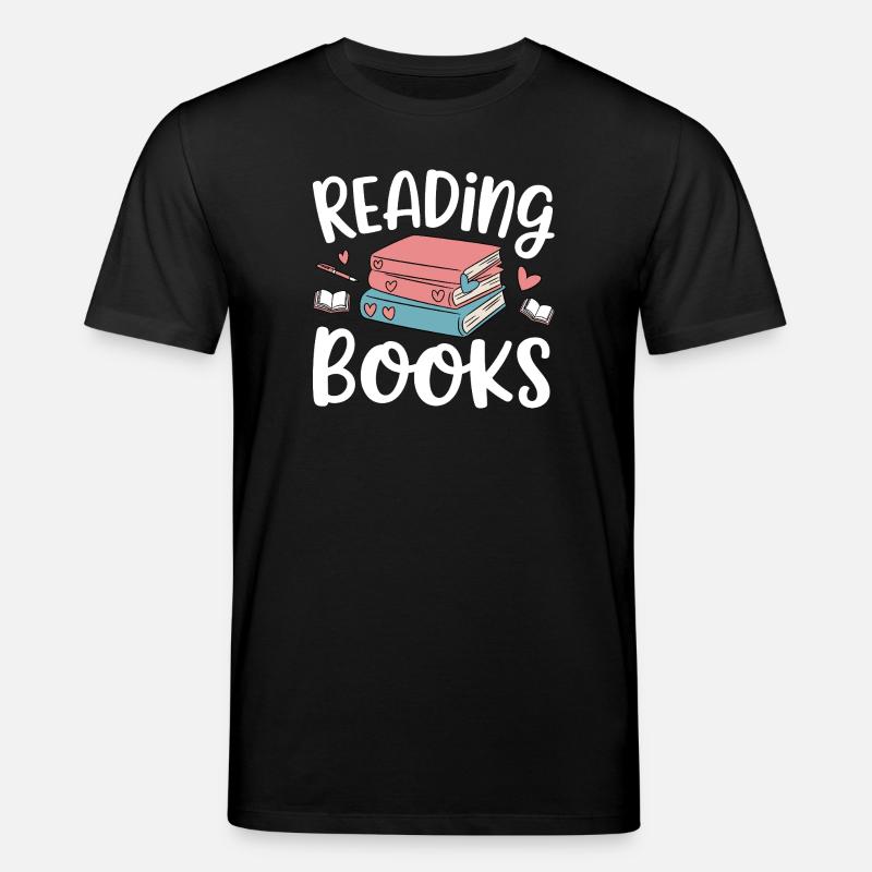 Bücher lesen - Stanley/Stella Unisex Bio-T-Shirt CREATOR  - Schwarz