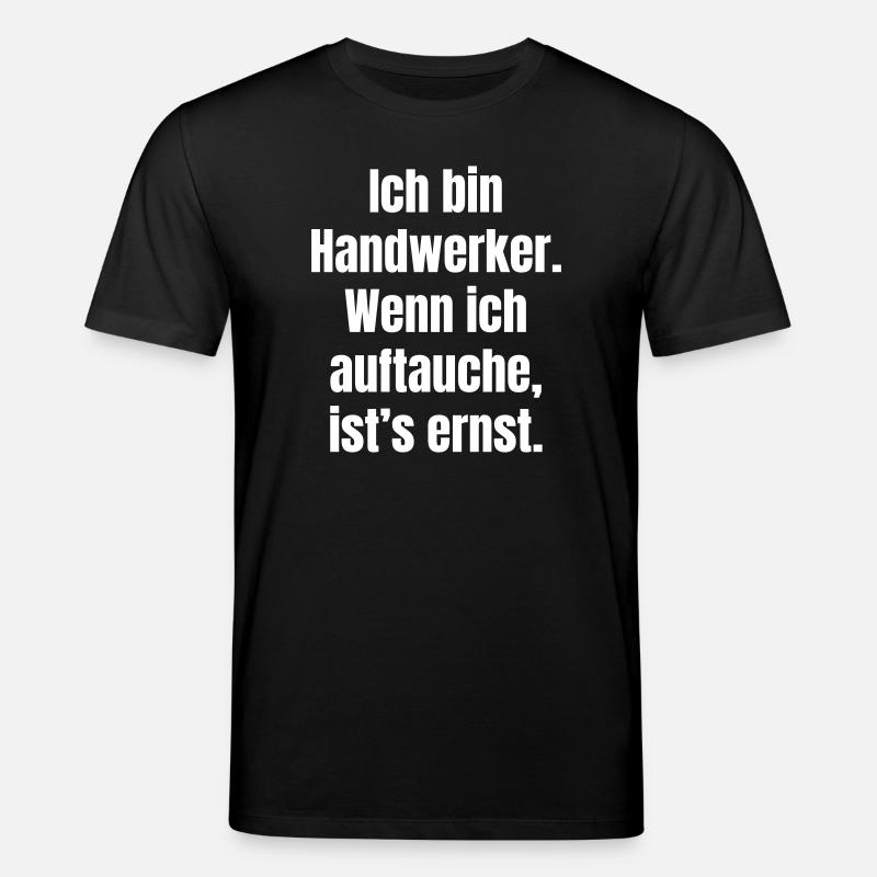 Handwerker Auftauchen Ernst - Stanley/Stella Unisex Bio-T-Shirt CREATOR  - Schwarz