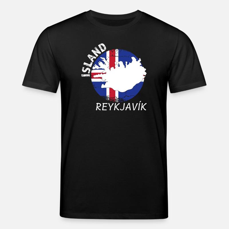 Reykjavík - Stanley/Stella Unisex Bio-T-Shirt CREATOR - Schwarz