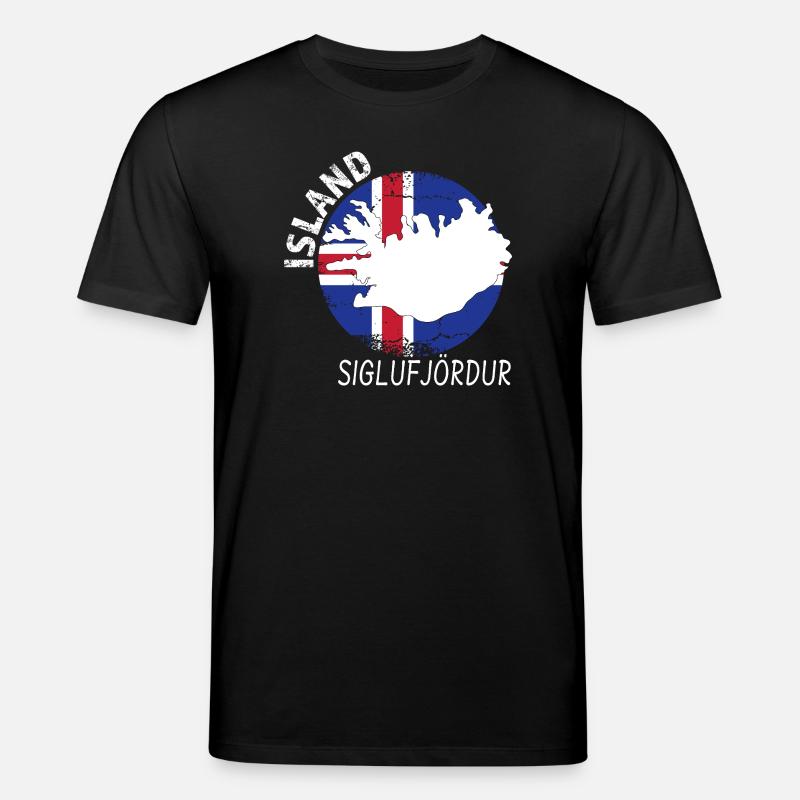 Siglufjördur - Stanley/Stella CREATOR Unisex Organic T-Shirt - black