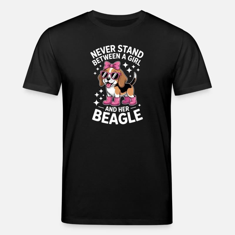 Beagle Sayings Funny Beagle Gift - Stanley/Stella CREATOR Unisex Organic T-Shirt - black