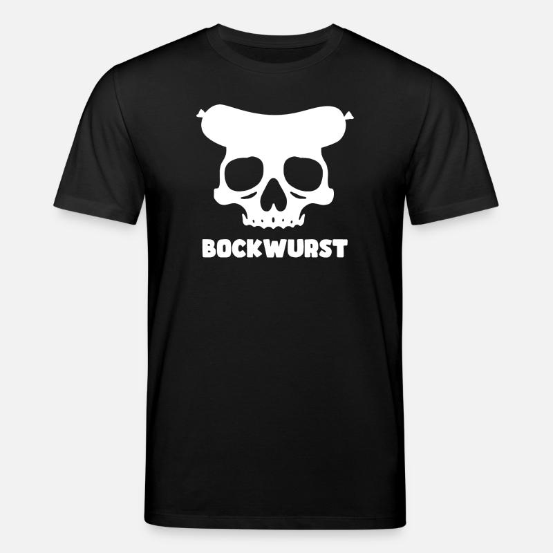 Graphique de crâne de Bockwurst - T-shirt bio CREATOR Stanley/Stella Unisexe - noir
