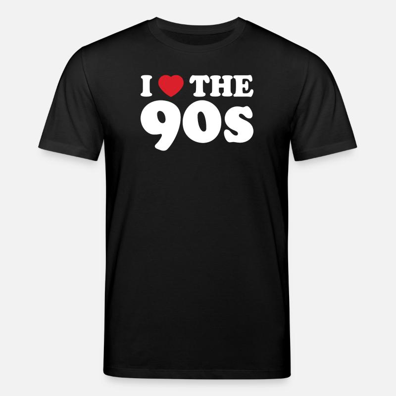 Ich liebe die 90er. - Stanley/Stella Unisex Bio-T-Shirt CREATOR - Schwarz