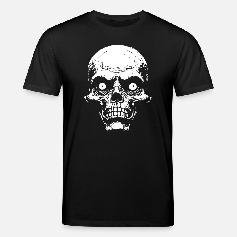 Graphique du Crâne Psychopathe - T-shirt bio CREATOR Stanley/Stella Unisexe - noir