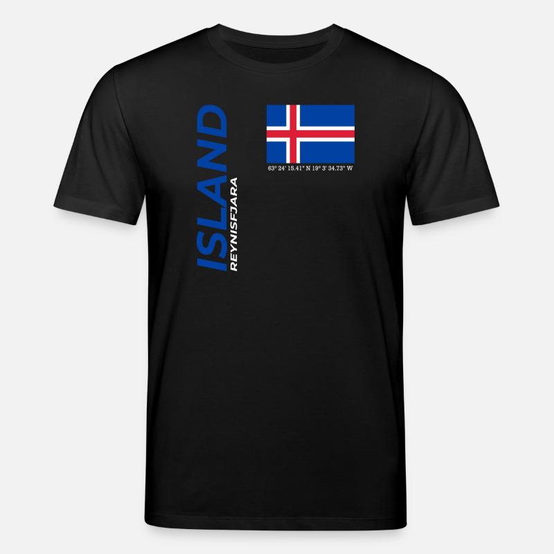 Reynisfjara - Stanley/Stella Unisex Bio-T-Shirt CREATOR  - Schwarz