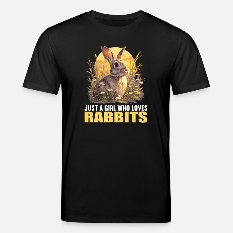 Hasen Hase - Stanley/Stella Unisex Bio-T-Shirt CREATOR  - Schwarz