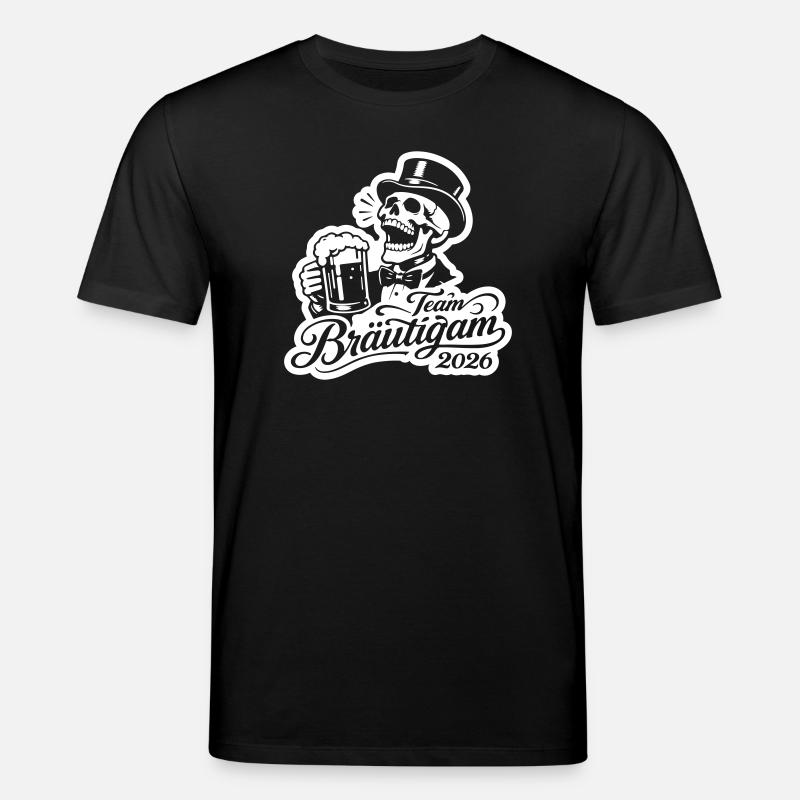 Team Bräutigam 2026 - Stanley/Stella Unisex Bio-T-Shirt CREATOR  - Schwarz