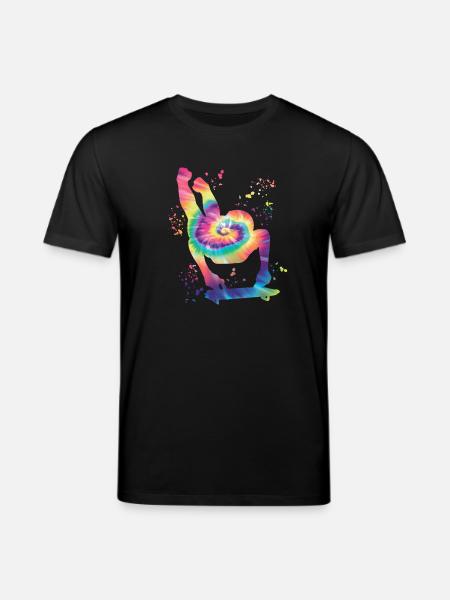 Skeleton Bobsleigh Winter Sports Sled - Stanley/Stella CREATOR Unisex Organic T-Shirt - black
