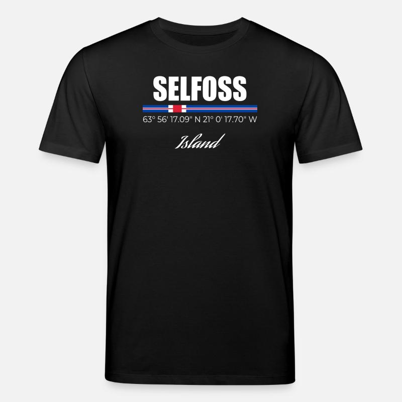Selfoss - Stanley/Stella Unisex Bio-T-Shirt CREATOR  - Schwarz
