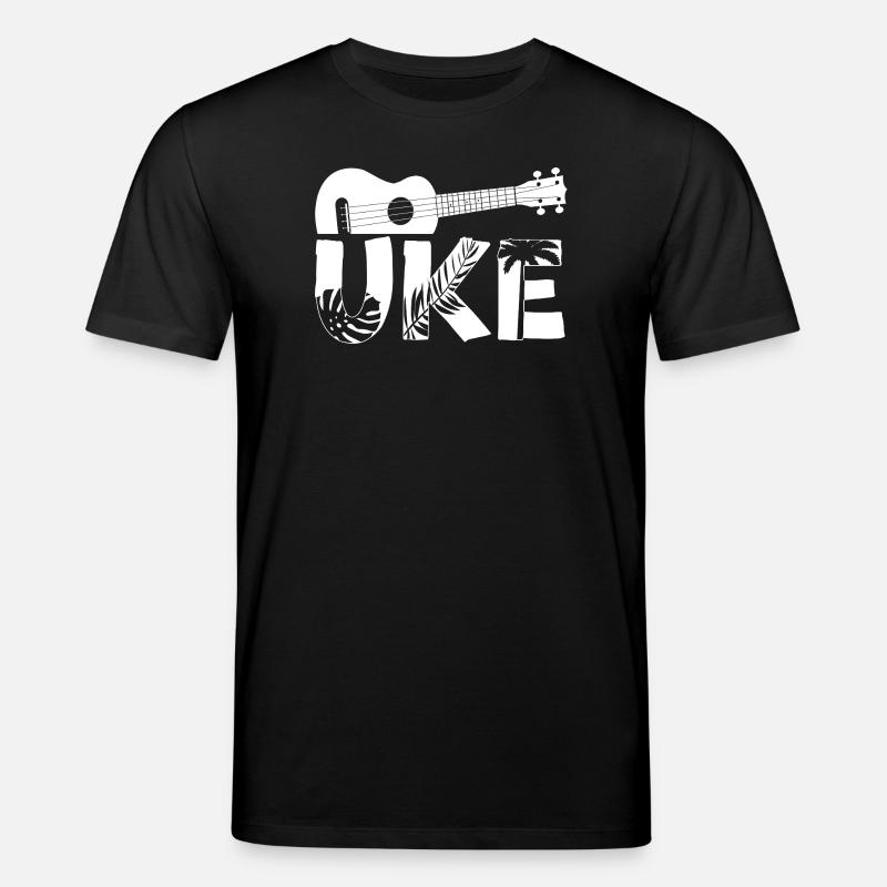 Ukulélé hawaïen uke uke - T-shirt bio CREATOR Stanley/Stella Unisexe - noir