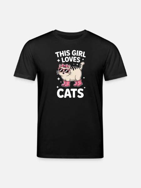 Cats Saying Funny Cat Gift - Stanley/Stella CREATOR Unisex Organic T-Shirt - black