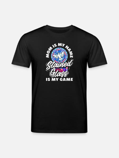 Buntglas-kunst Buntglas-künstler - Stanley/Stella Unisex Bio-T-Shirt CREATOR  - Schwarz