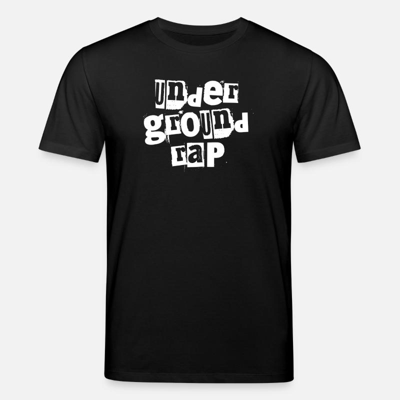 Underground-Rap-Typografie - Stanley/Stella Unisex Bio-T-Shirt CREATOR  - Schwarz