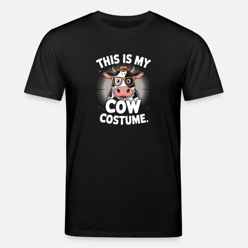 Illustration du costume de vache - T-shirt bio CREATOR Stanley/Stella Unisexe - noir