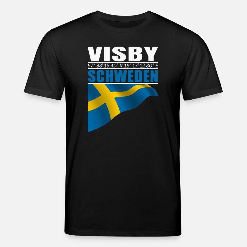 Visby - Stanley/Stella Unisex Bio-T-Shirt CREATOR  - Schwarz