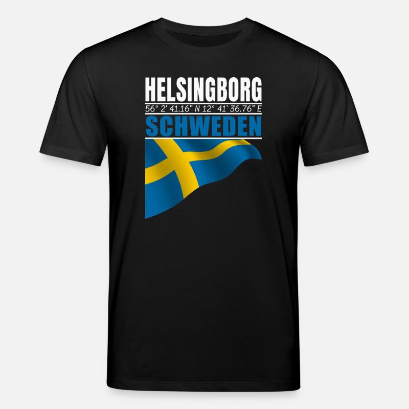 Helsingborg - Stanley/Stella Unisex Bio-T-Shirt CREATOR  - Schwarz