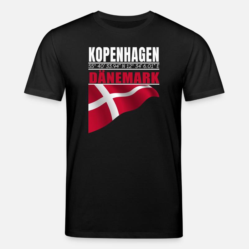 Kopenhagen - Stanley/Stella Unisex Bio-T-Shirt CREATOR  - Schwarz