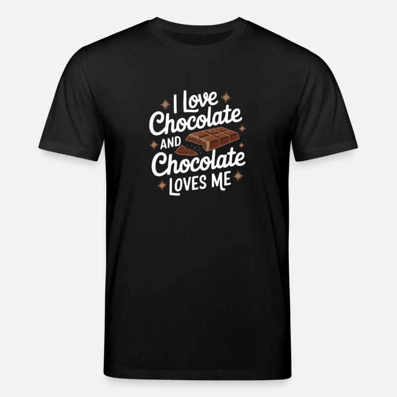 Schokolade - Stanley/Stella Unisex Bio-T-Shirt CREATOR  - Schwarz