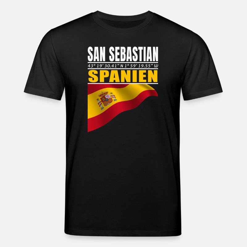 San Sebastian - Stanley/Stella Unisex Bio-T-Shirt CREATOR  - Schwarz