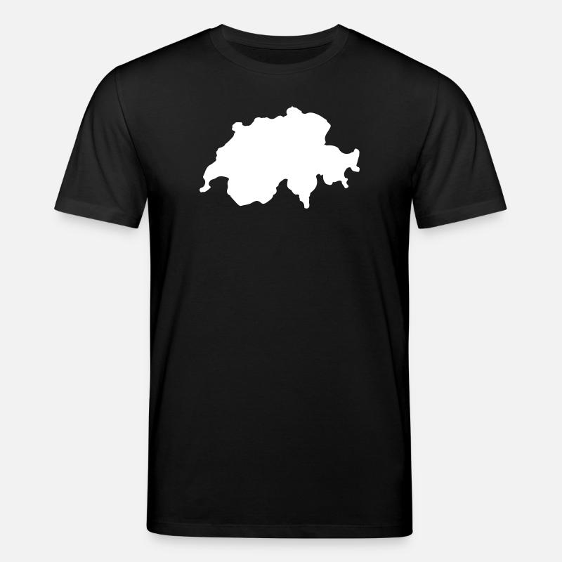 Schweiz Land Swiss - Stanley/Stella Unisex Bio-T-Shirt CREATOR  - Schwarz