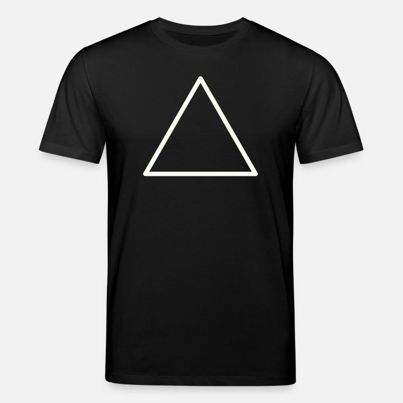 Contour géométrique du triangle - T-shirt bio CREATOR Stanley/Stella Unisexe - noir