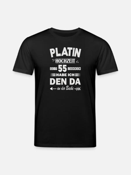 55 Years Relationship Anniversary Wedding Anniversary - Stanley/Stella CREATOR Unisex Organic T-Shirt - black
