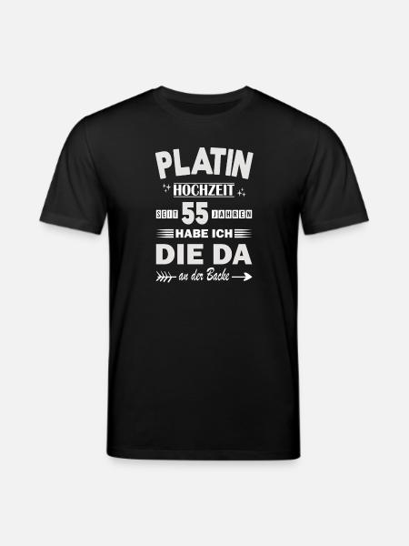 55 Years Relationship Anniversary Wedding Anniversary - Stanley/Stella CREATOR Unisex Organic T-Shirt - black