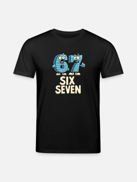 US Flag 67 Memes Six Seven - T-shirt bio CREATOR Stanley/Stella Unisexe - noir
