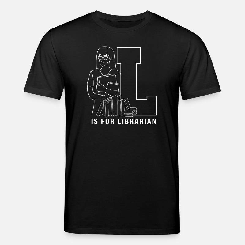 Leseratte Bibliothek Lesen - Stanley/Stella Unisex Bio-T-Shirt CREATOR  - Schwarz