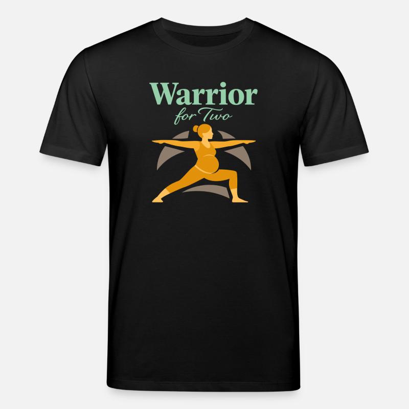 Vorgeburtliches Yoga Werdende Mutter - Stanley/Stella Unisex Bio-T-Shirt CREATOR  - Schwarz