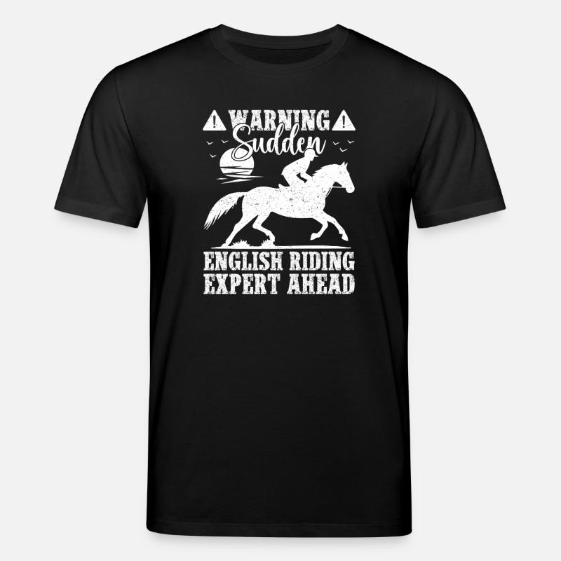 Équitation anglaise Expert en avant-garde cheval - T-shirt bio CREATOR Stanley/Stella Unisexe - noir