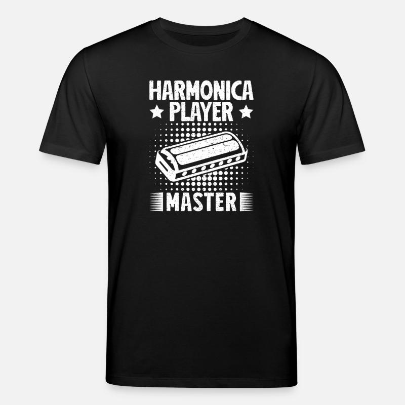 Harmonica Musican Player Master Harmonica - Stanley/Stella Unisex Bio-T-Shirt CREATOR  - Schwarz