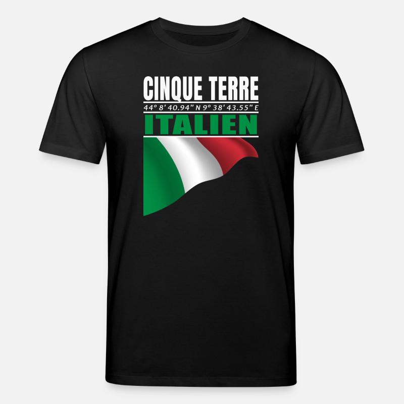 Cinque Terre - Stanley/Stella Unisex Bio-T-Shirt CREATOR  - Schwarz