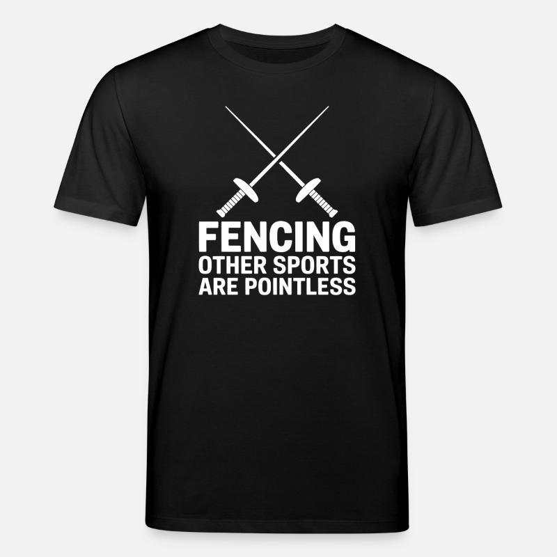 Fechten Sprüche Lustiges Fechten Geschenk - Stanley/Stella Unisex Bio-T-Shirt CREATOR  - Schwarz