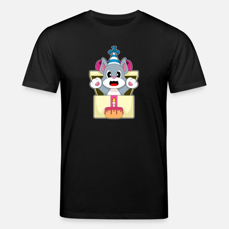 Gâteau d’anniversaire chat - T-shirt bio CREATOR Stanley/Stella Unisexe - noir