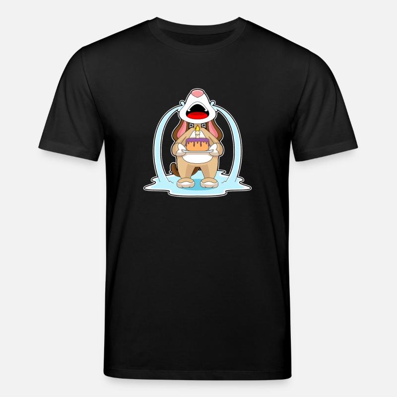 Gâteau d’anniversaire de chien - T-shirt bio CREATOR Stanley/Stella Unisexe - noir